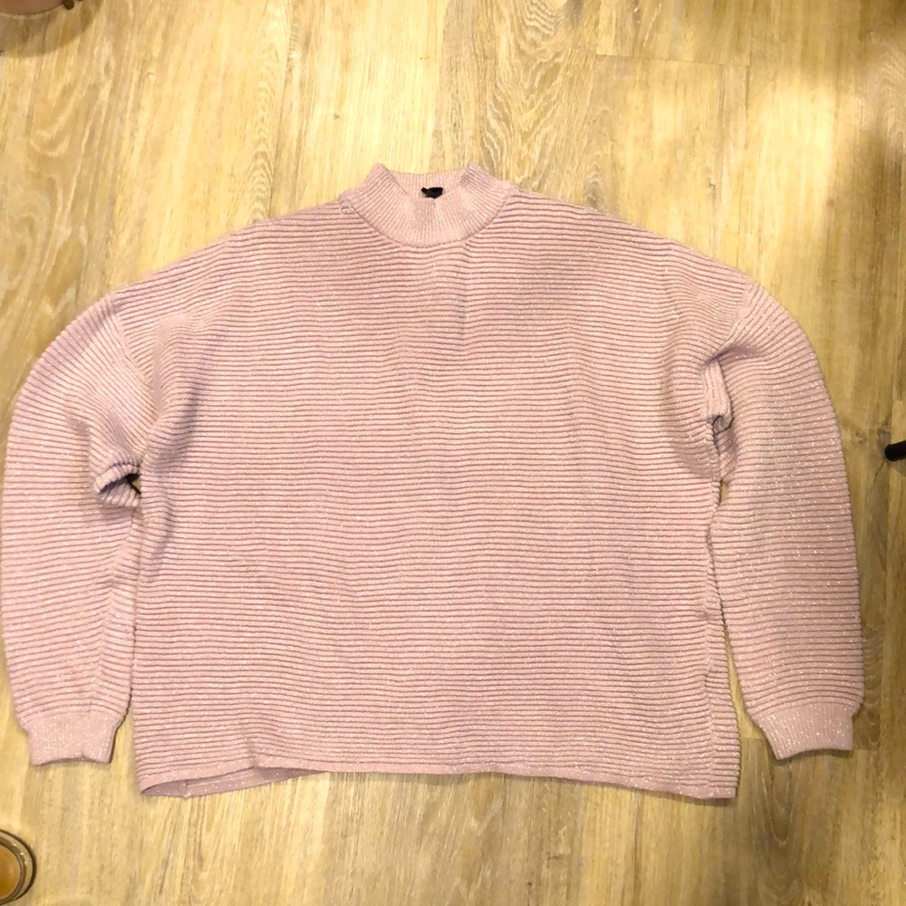 H&M sparkly pink sweater small - Picture 1 of 3